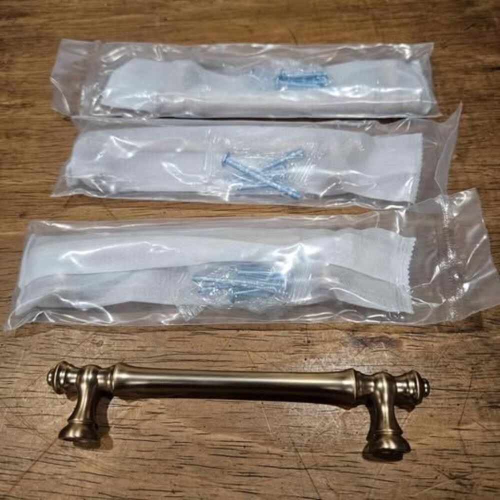 Set of 4 Brass Cabinet Pulls
